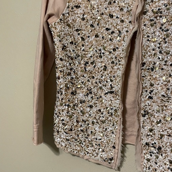 Anthropologie Postmark Paillette Beaded Cardigan Size XS - Picture 9 of 10